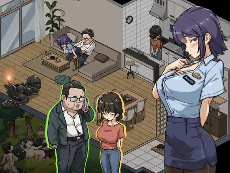 极道无赖EX 女警鮎川光 探索场景 演示图 7